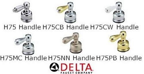 Delta NeoStyleOld H75PB Metal Lever Handle Kit - Tub & Shower in Polished Brass Finish