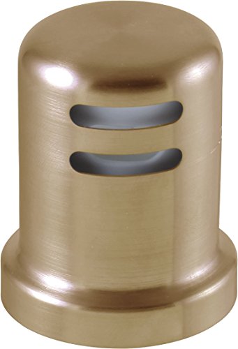 Brushed gold cylindrical air gap with two horizontal black slots on front.