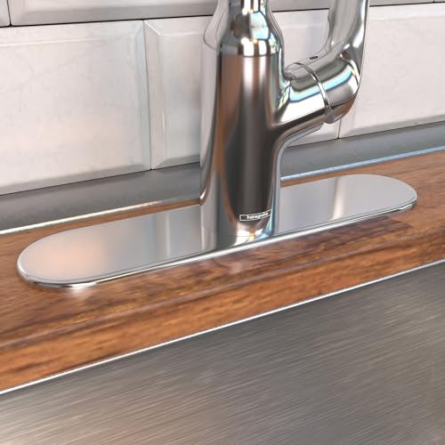 Hansgrohe 14019001 Base Plate for Single-Hole Kitchen Faucets, 10" in Chrome