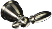 Stainless steel lever handle kit with two elongated handles attached to a central dome-shaped connector.
