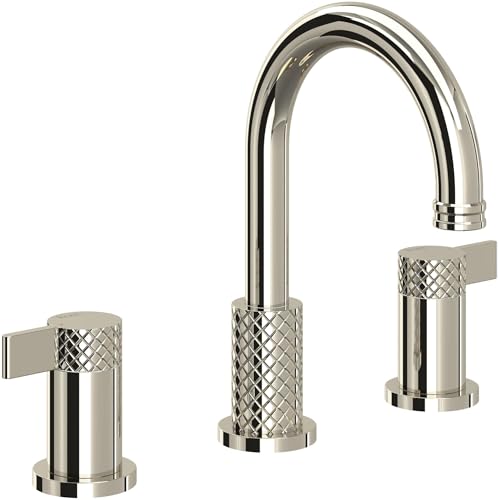 Rohl Tenerife Widespread Lavatory Faucet With C-Spout in Polished Nickel - TE08D3LMPN
