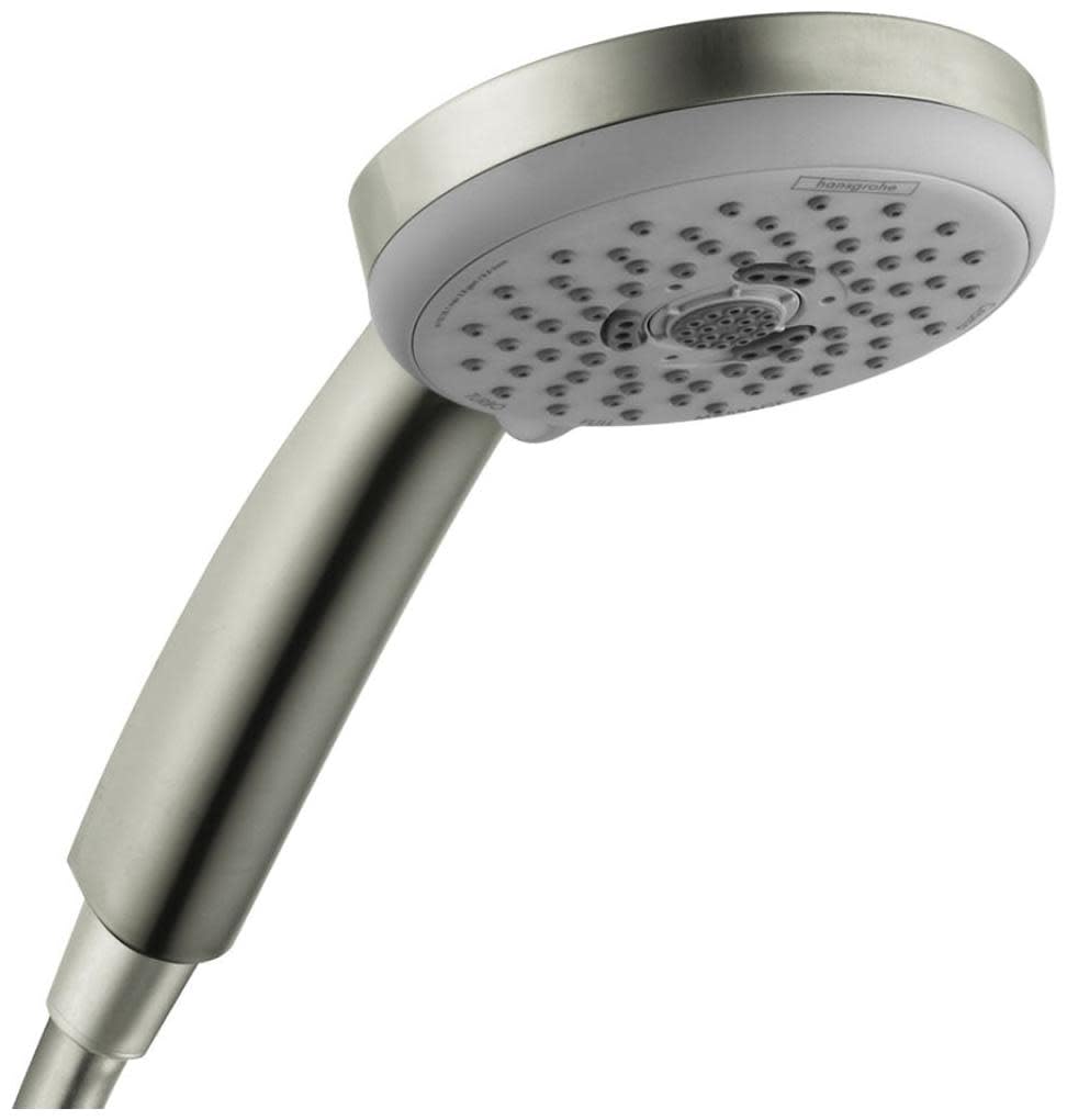 Hansgrohe 04073820 Croma 100 Handshower E 3-Jet, 2.5 GPM in Brushed Nickel