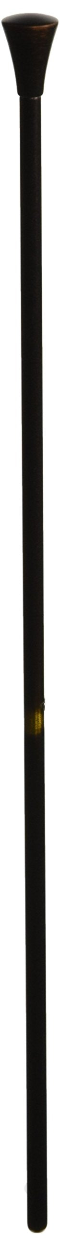 Venetian bronze lift rod with tapered finial top and long cylindrical shaft.