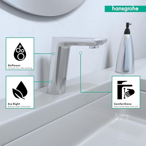 Hansgrohe 31101001 Metris S Electronic Faucet Chrome