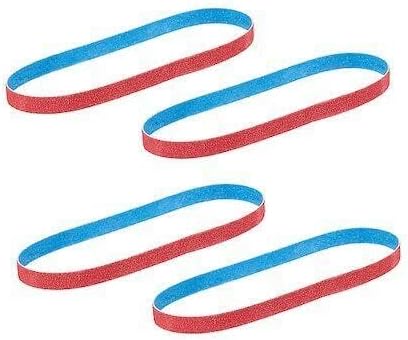 Milwaukee 1/2 in. x 18 in. Bandfile Belt Variety Pack 40, 60, 80, 120 grit - 48-80-9000
