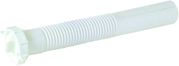 Eastman 35315 Flexible Tailpiece 1-1/2 Inch x 12 Inch White