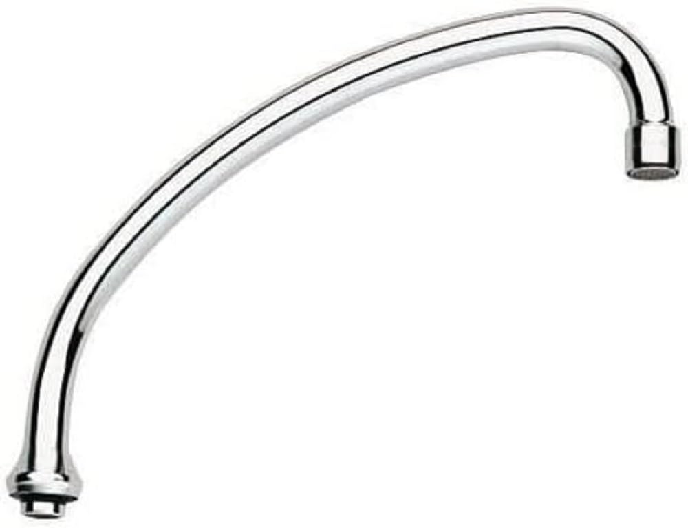 Grohe Repair Parts 13077000 Tubular Spout in Grohe Chrome