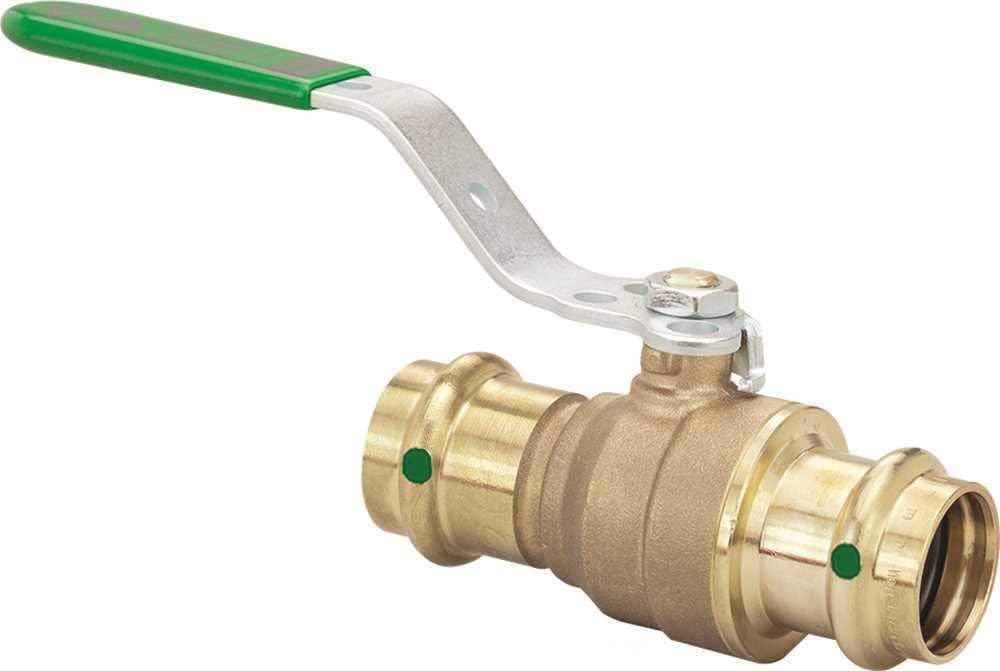 Viega 1/2" Press Inline Ball Valve in Bronze - 79920