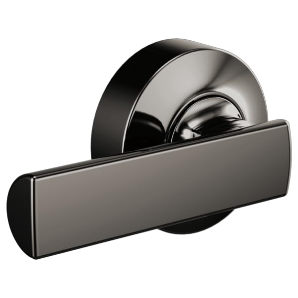 Brizo Kintsu chrome flush lever with rounded cylindrical base and horizontal handle bar.