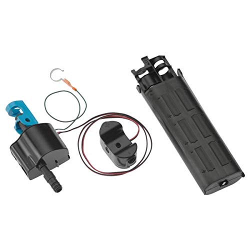 Delta EP92546 solenoid assembly with cylindrical coil, connector wires, and cartridge housing components displayed separately