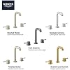 Grohe Essence 20297ENA 8-inch Widespread 2-Handle M-Size Bathroom Faucet 1.2 GPM in Grohe Brushed Nickel