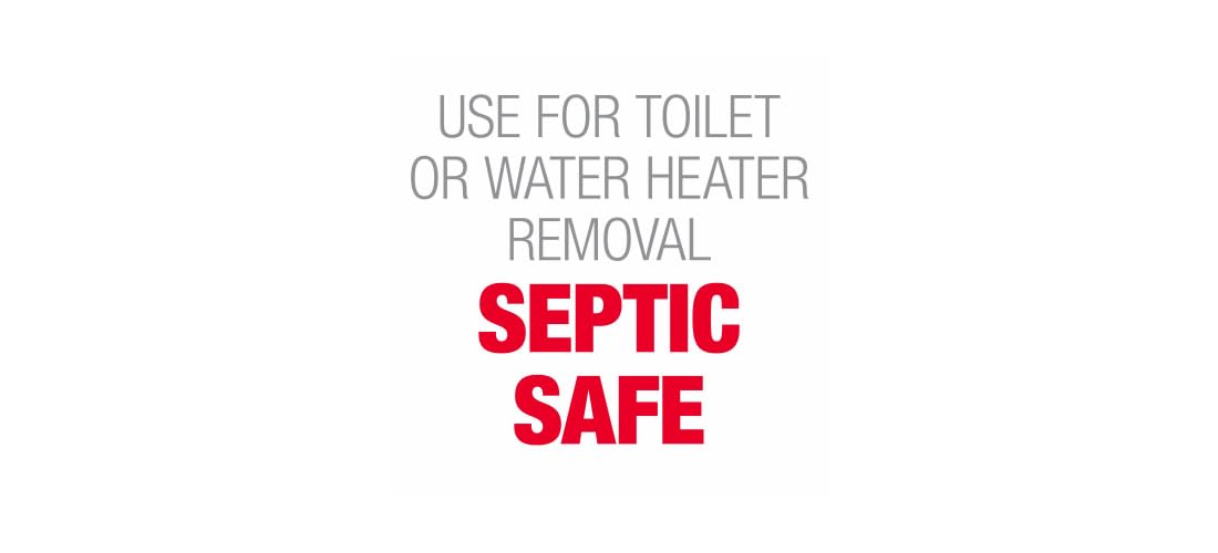 Two tubes of Oatey LiquidLoc Gel with red "SEPTIC SAFE" text and usage instructions on white background.