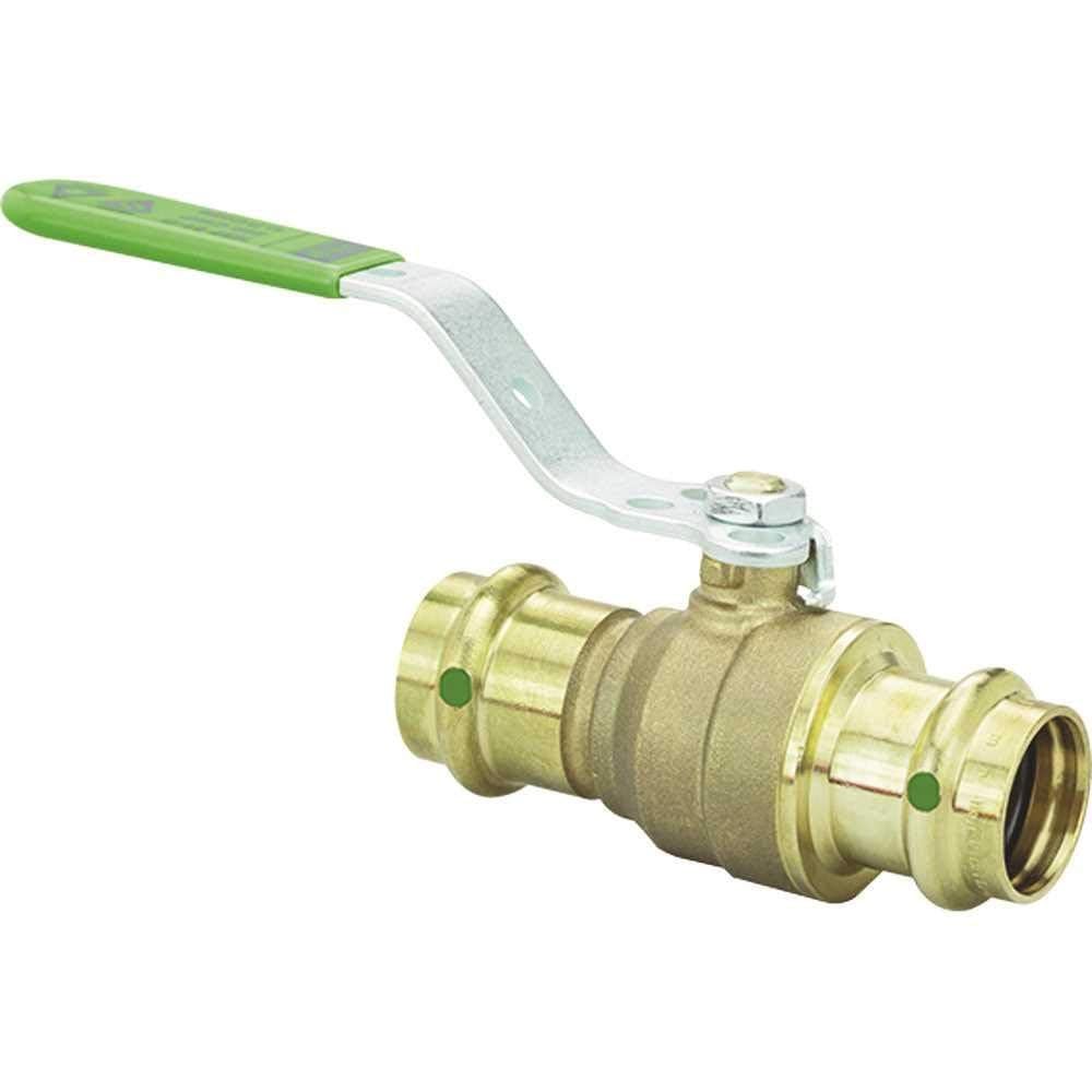 Viega 1/2" Press Inline Ball Valve in Bronze - 79920