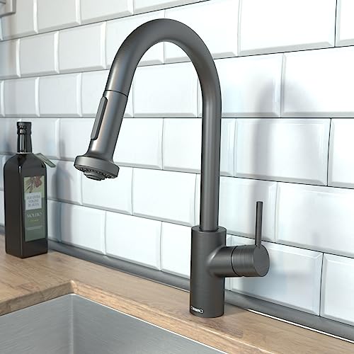 Hansgrohe 04286340 Talis S2 Prep Kitchen Faucet, 2-Spray Pull-Down, 1.75 GPM in Brushed Black Chrome