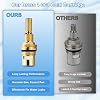 BRASSCRAFT Cold Ceramic Cartridge Replacement for Widespread Faucets - 1-001