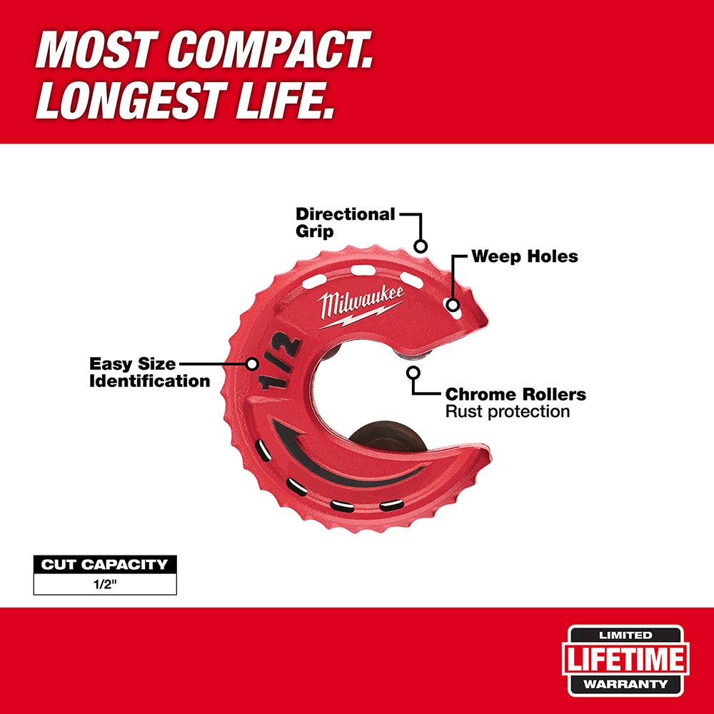 Milwaukee 48-22-4260 1/2" Close Quarters Tubing Cutter
