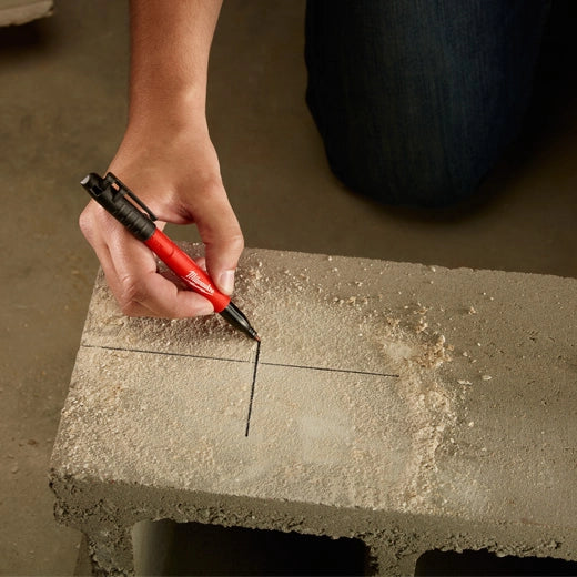 Milwaukee 48-22-3100 Inkzall Point Marker, Fine, Black - 1 Pack