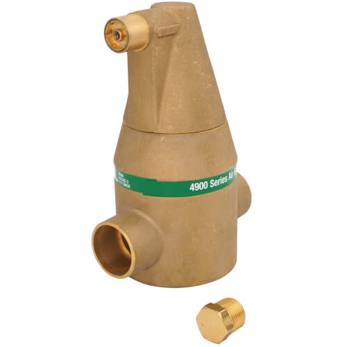 Taco 49-125C 1-1/4" Brass 4900 Series Air Separator Bronze (Sweat)
