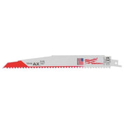 Milwaukee SAWZALL The AX 9 inch, 5TPI Nail Embedded Wood Blade - 5 Pack - 48-00-5026