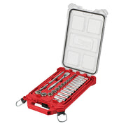 Milwaukee 48-22-9481 3/8" 28 Pc Ratchet & Socket Set with PACKOUT Organizer