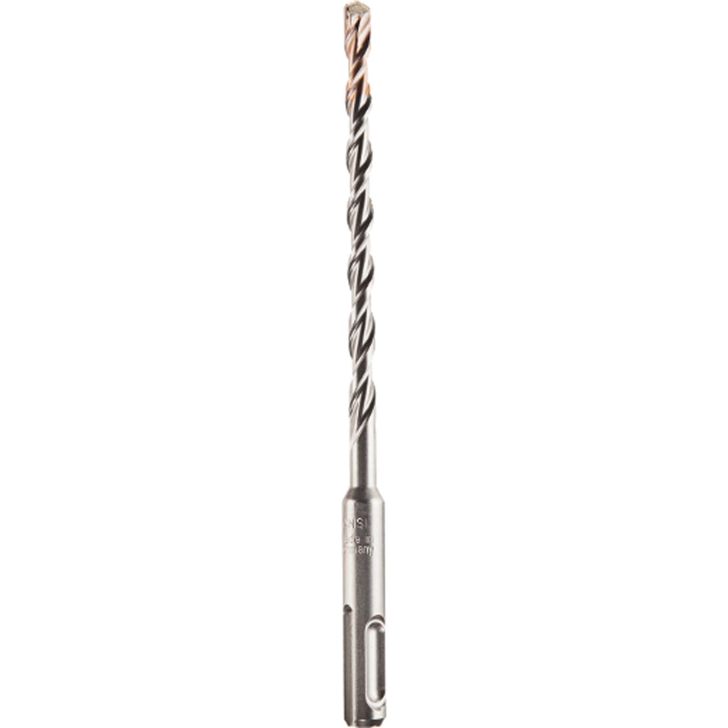 SDS-Plus rotary hammer drill bit with two-flute design and spiral flute pattern, 7/32 inch diameter.