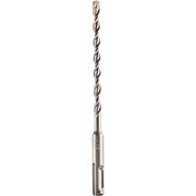 SDS-Plus rotary hammer drill bit with two-flute design and spiral flute pattern, 7/32 inch diameter.