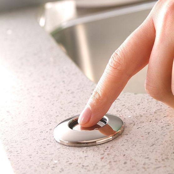 InSinkErator SinkTop Air Switch Dual Outlet, Includes Chrome and White Buttons - 76696