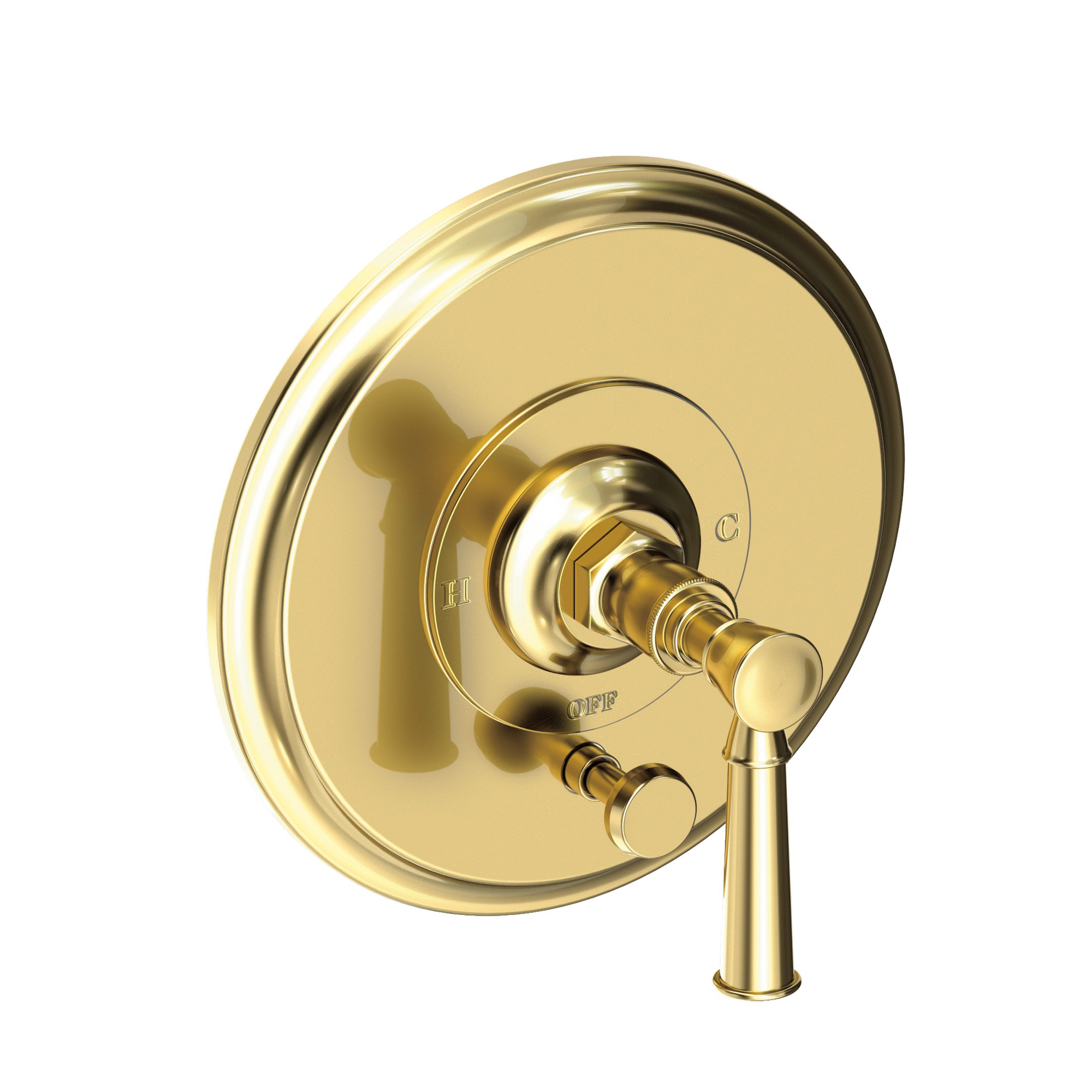 Newport Brass Vander Round Pressure Balance Tub & Shower Diverter Trim