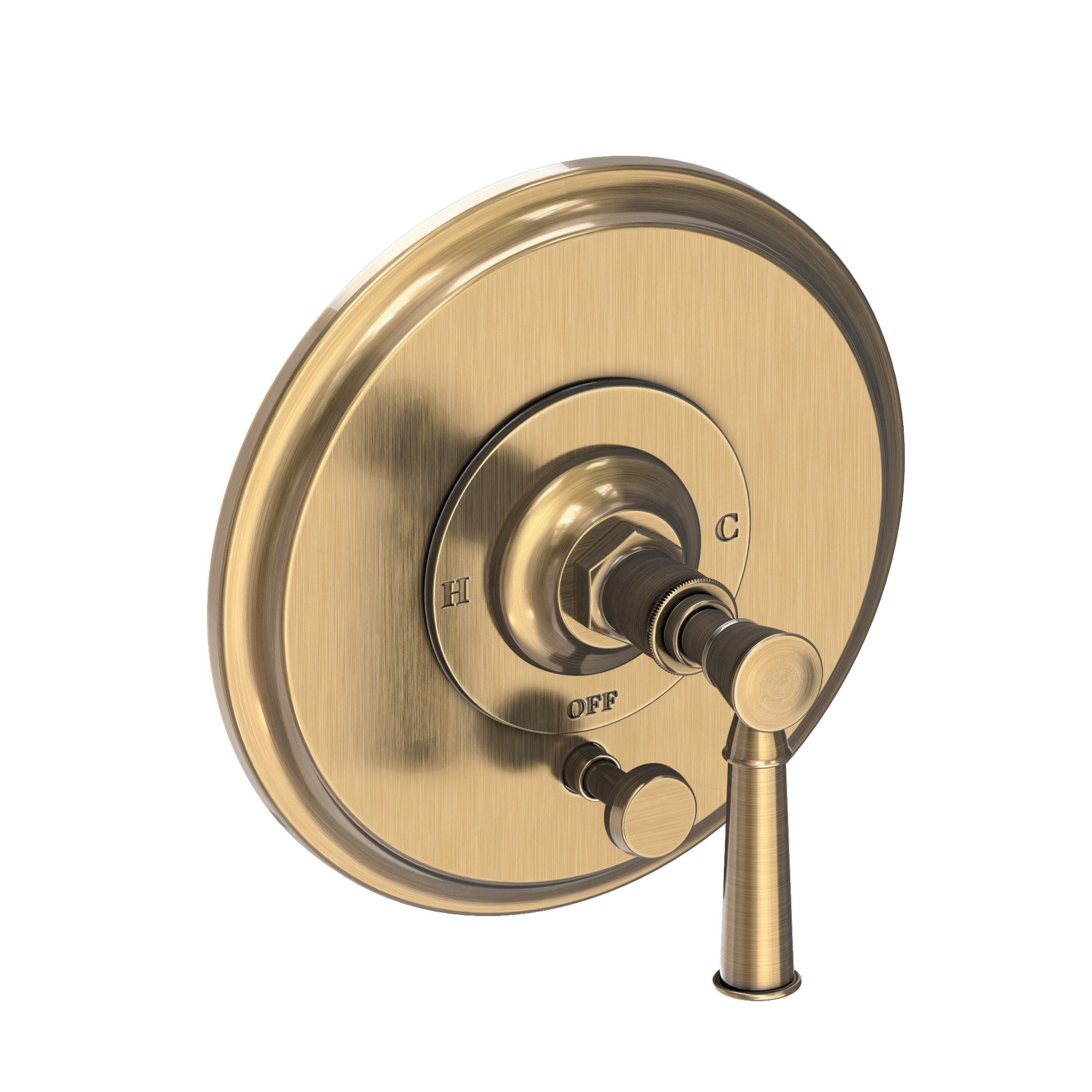 Newport Brass Vander Round Pressure Balance Tub & Shower Diverter Trim