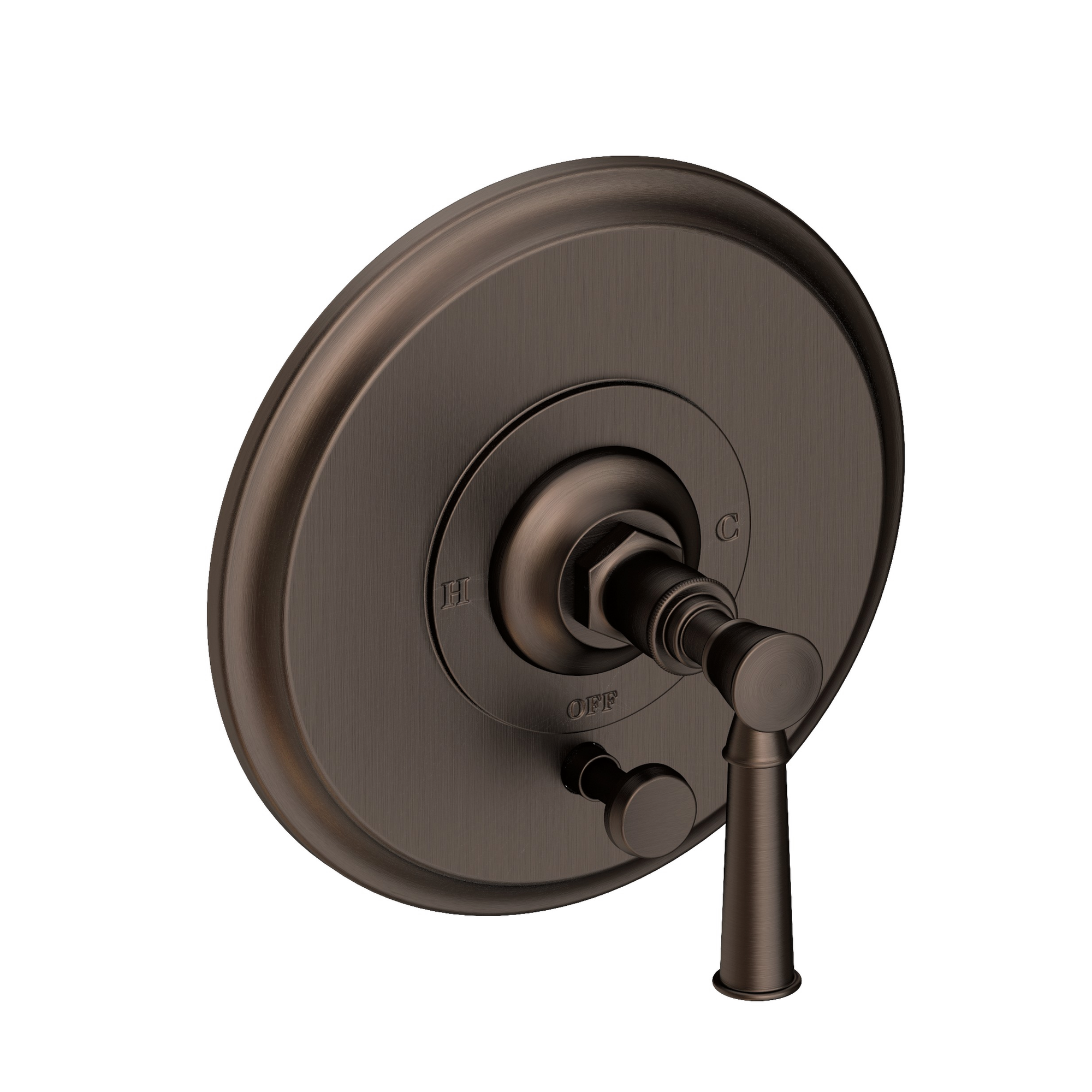 Newport Brass Vander Round Pressure Balance Tub & Shower Diverter Trim