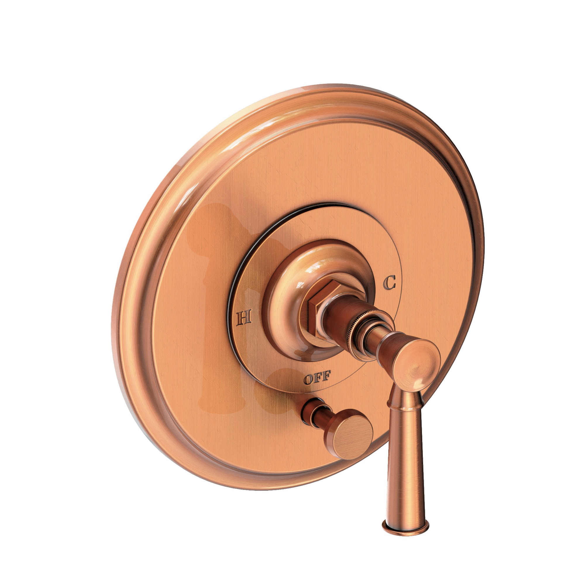 Newport Brass Vander Round Pressure Balance Tub & Shower Diverter Trim