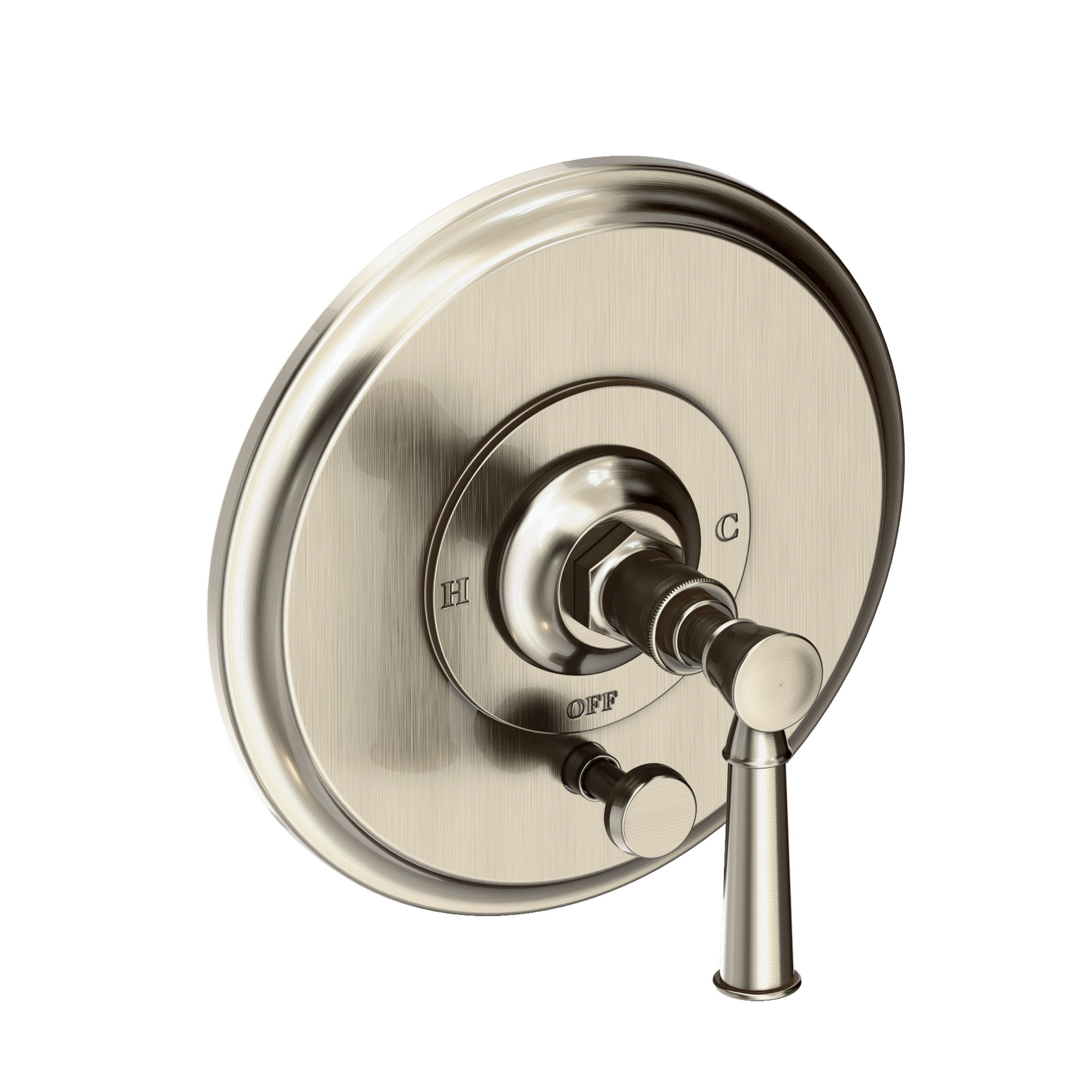 Newport Brass Vander Round Pressure Balance Tub & Shower Diverter Trim