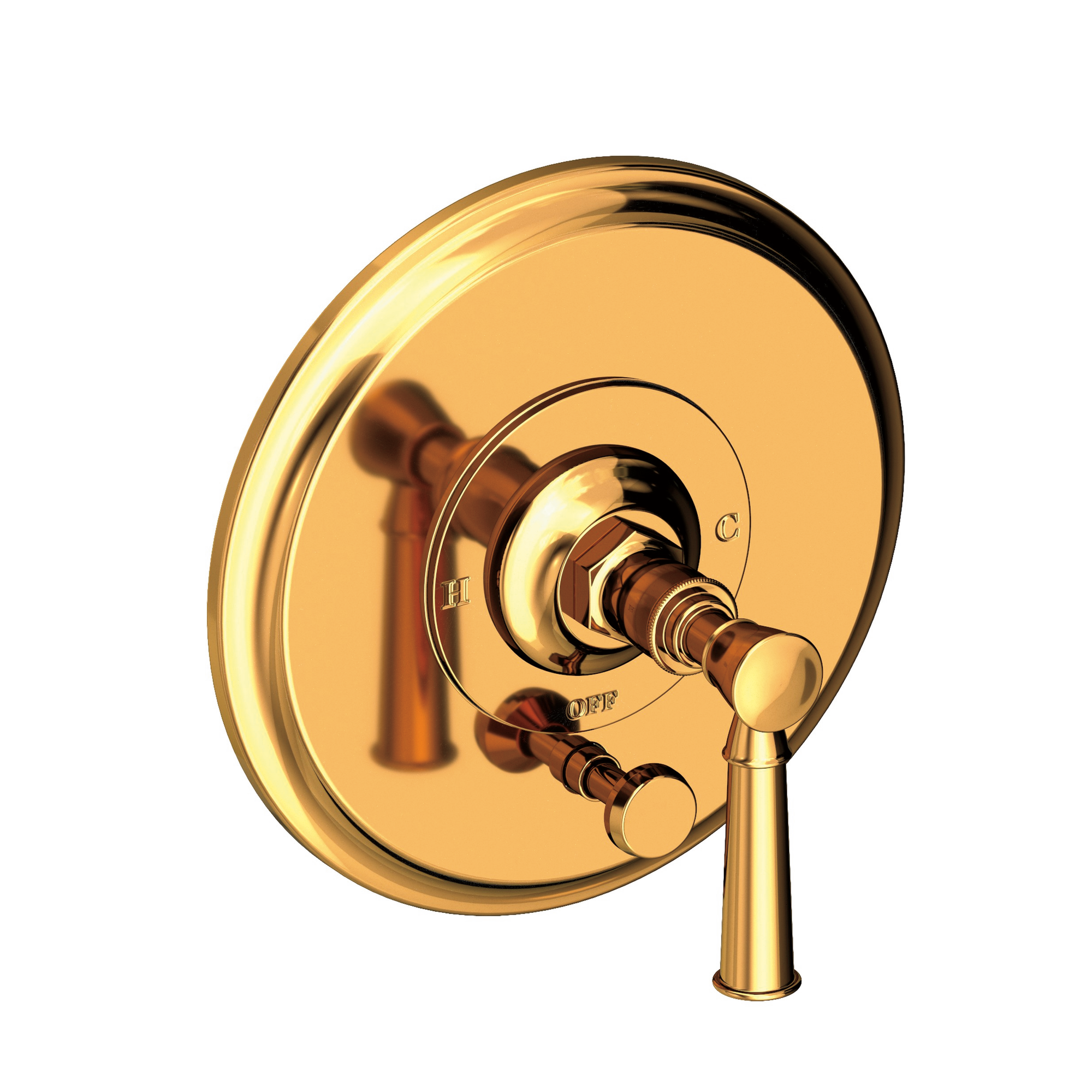 Newport Brass Vander Round Pressure Balance Tub & Shower Diverter Trim