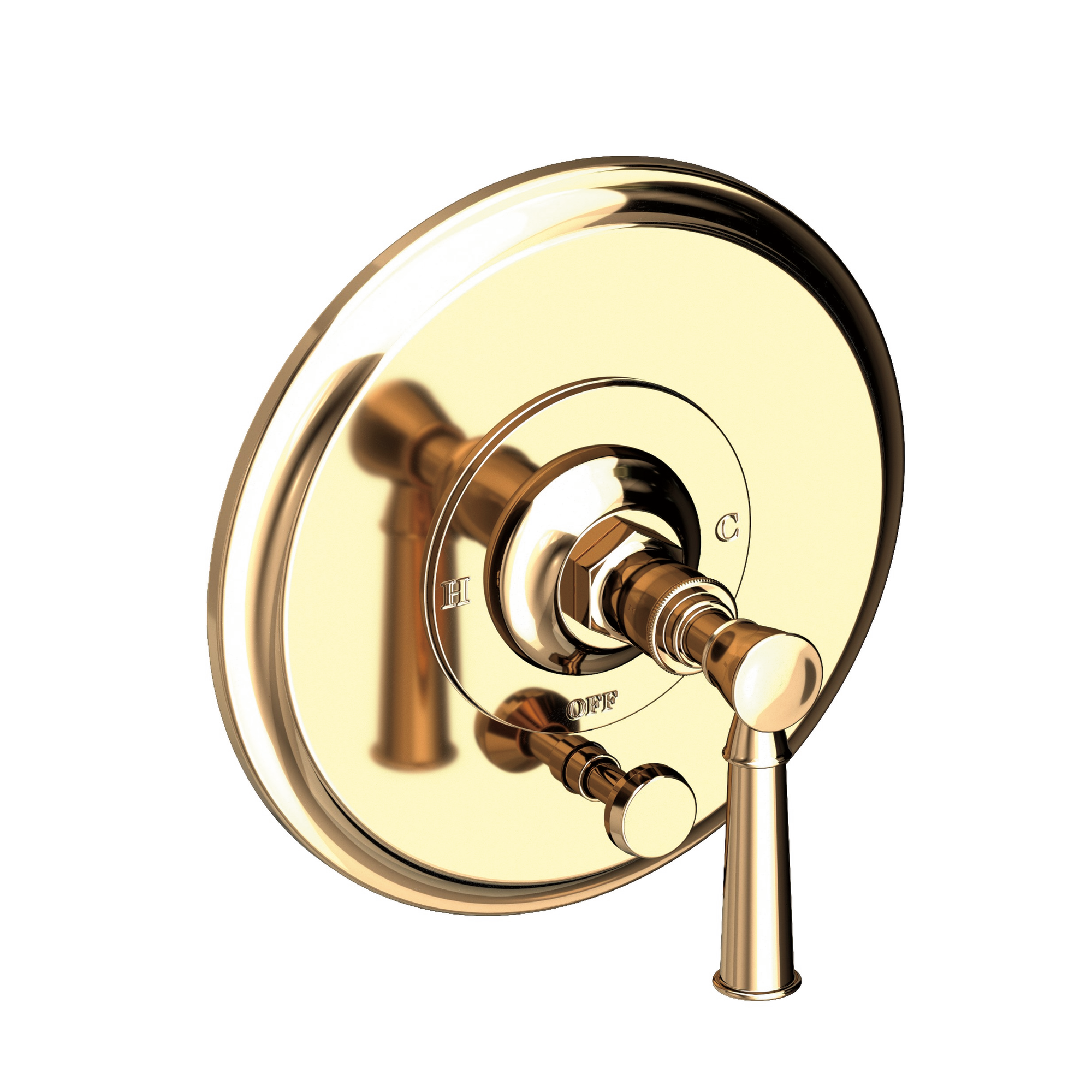Newport Brass Vander Round Pressure Balance Tub & Shower Diverter Trim