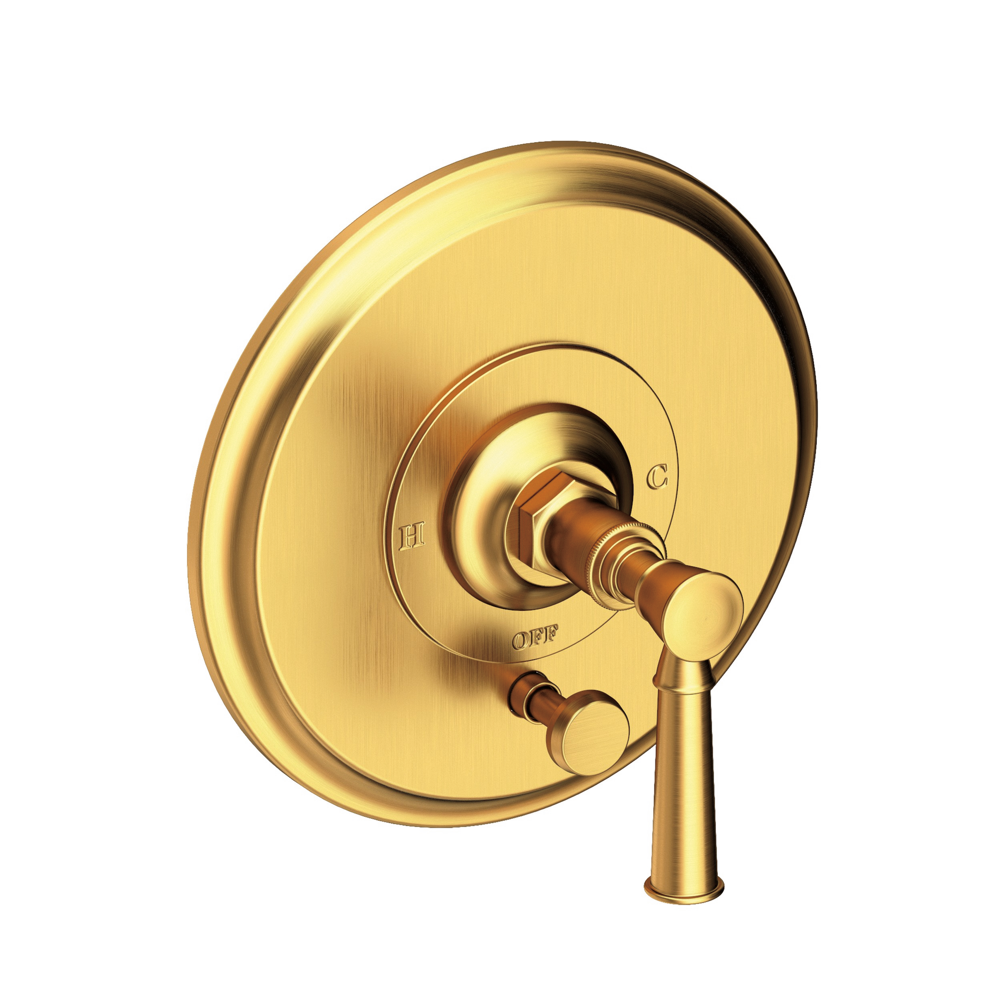 Newport Brass Vander Round Pressure Balance Tub & Shower Diverter Trim