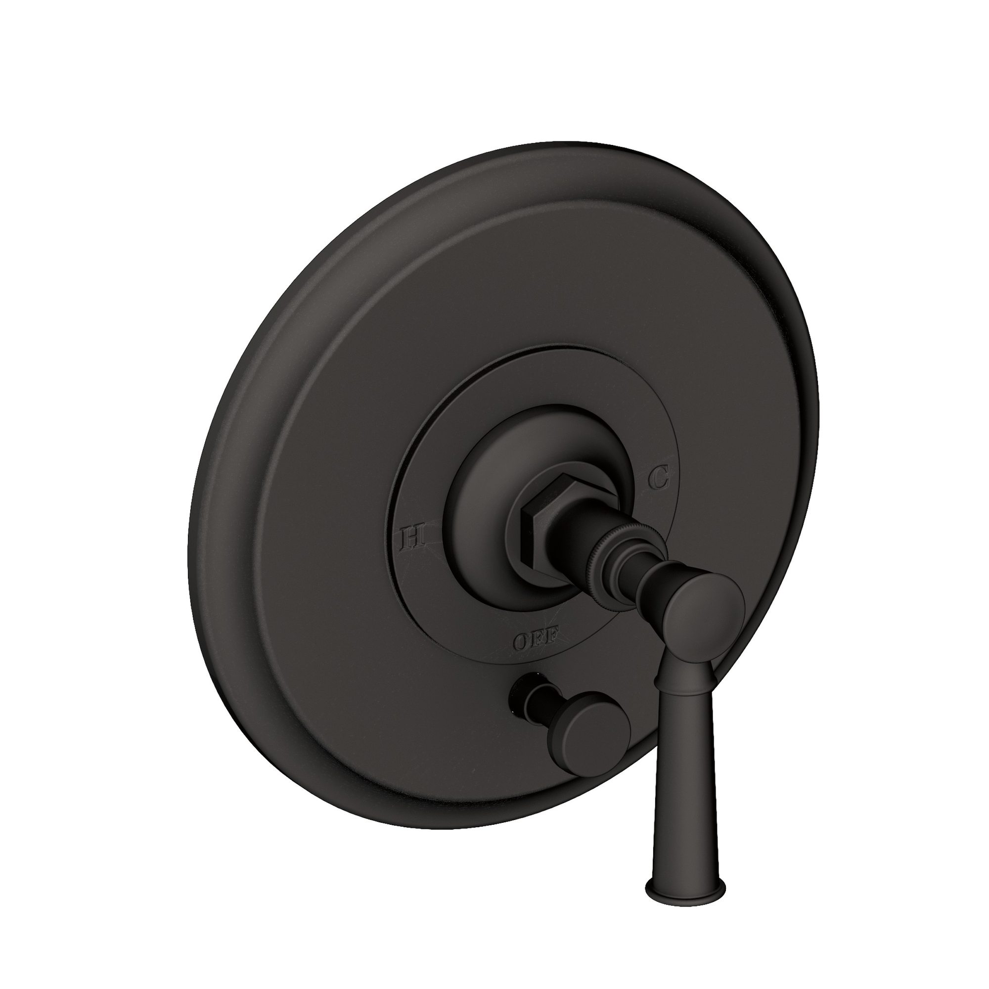 Newport Brass Vander Round Pressure Balance Tub & Shower Diverter Trim