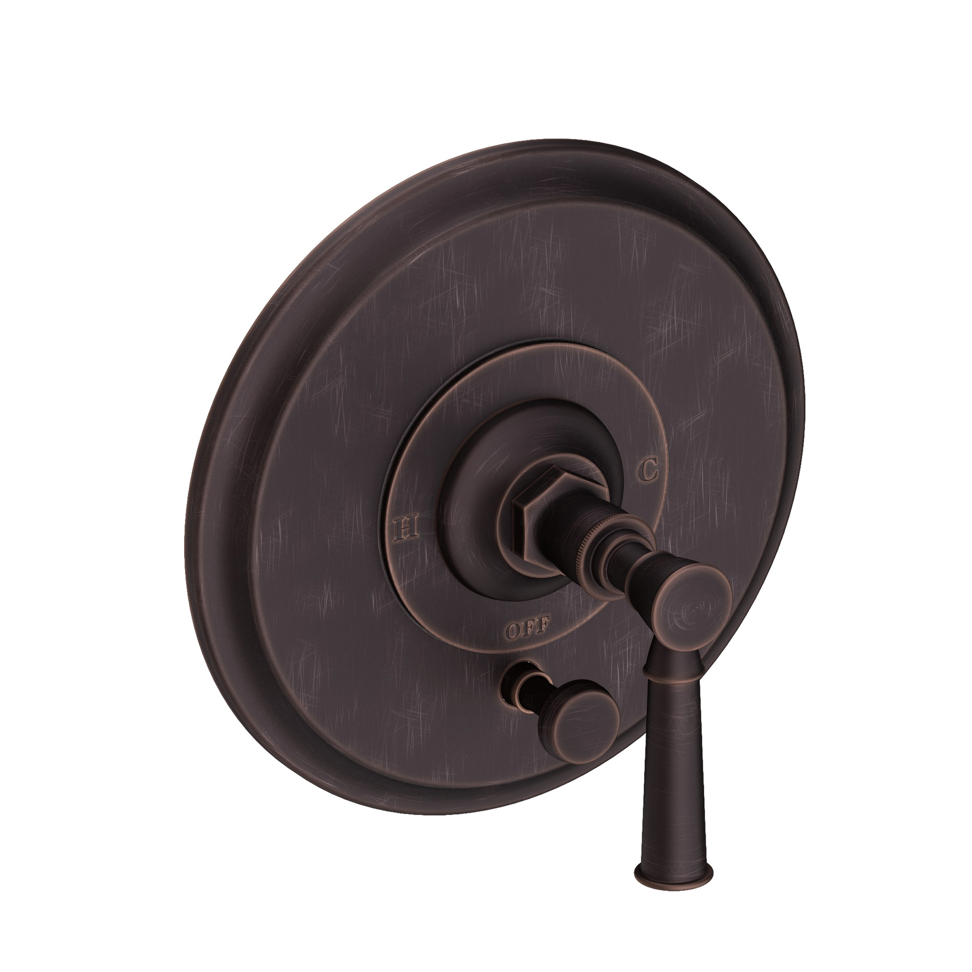 Newport Brass Vander Round Pressure Balance Tub & Shower Diverter Trim