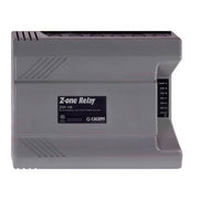 Gray Caleffi Zone Relay control module with digital display panel and terminal connectors on right side.