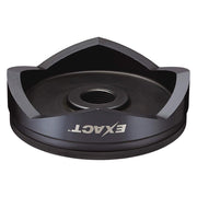 Black Milwaukee EXACT punch tool with wide circular base and centered threaded opening for fastening.