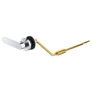 Chrome left-hand trip lever with brass stem and rubber gasket for Grohe Essence faucet.