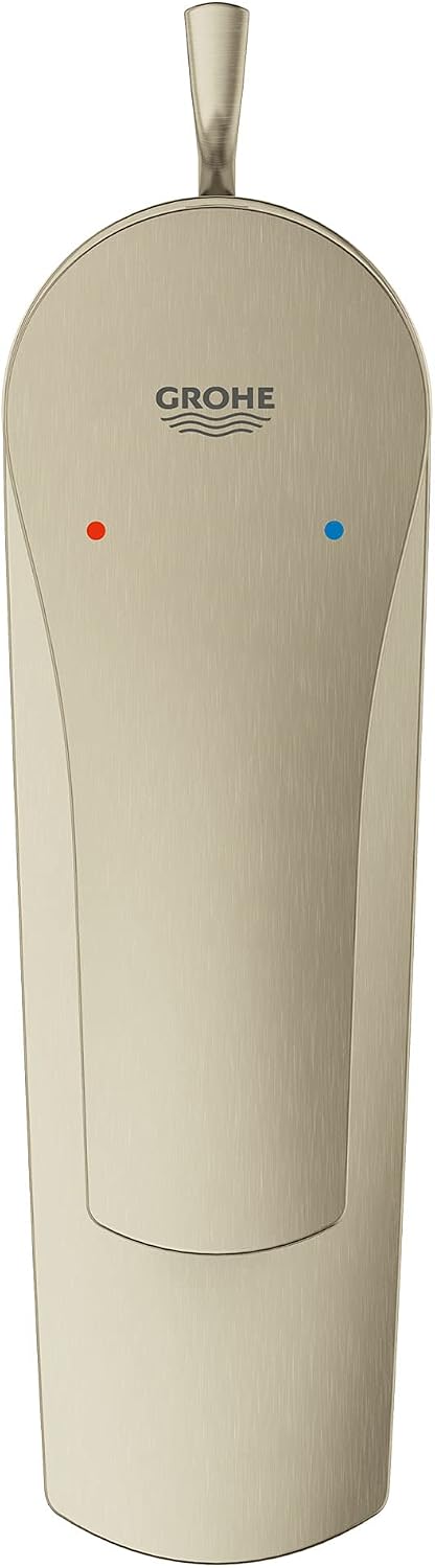 Grohe 32642EN3 Eurosmart Single Hole Single-Handle S-Size Bathroom Faucet 1.2 GPM In Brushed Nickel Finish