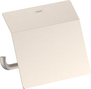Hansgrohe 41753820 AddStoris Toilet Paper Holder with Cover in Brushed Nickel