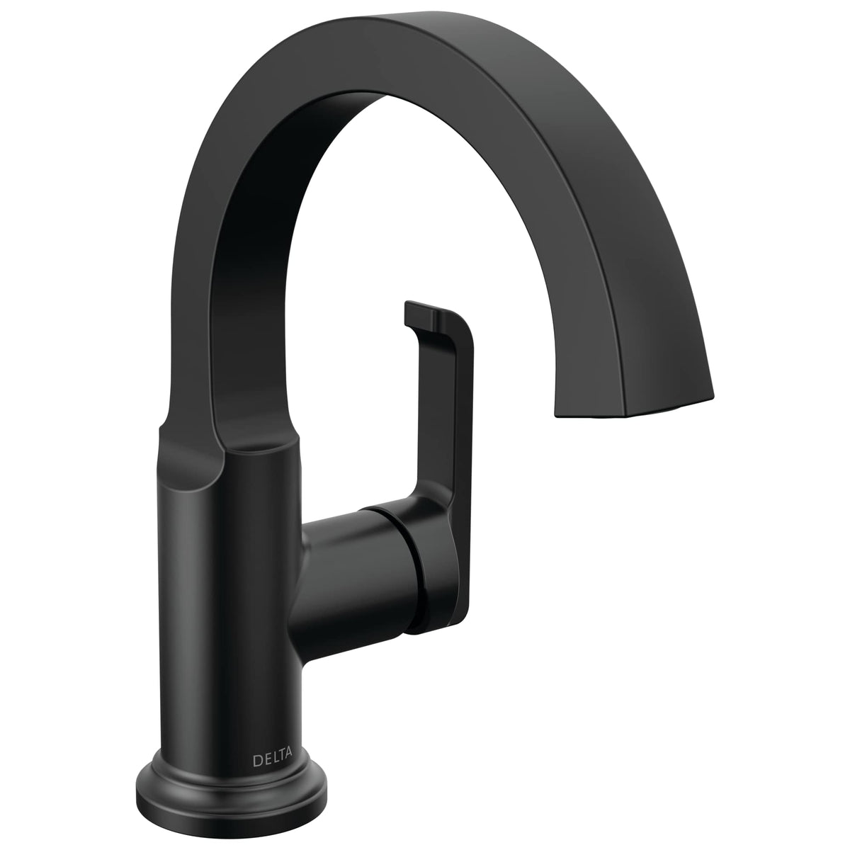 Delta Tetra 1.2 GPM Single Hole Bathroom Faucet with Drain