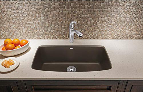 Blanco Valea Super Single Undermount Kitchen Sink Large in Biscotti - 441612