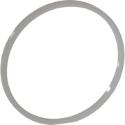 Gray circular slip ring with smooth inner and outer edges.