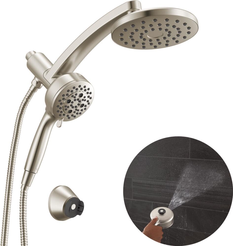 Delta PivotPro 1.75 GPM 3-in-1 Multi-Function Shower Head with Hand Shower