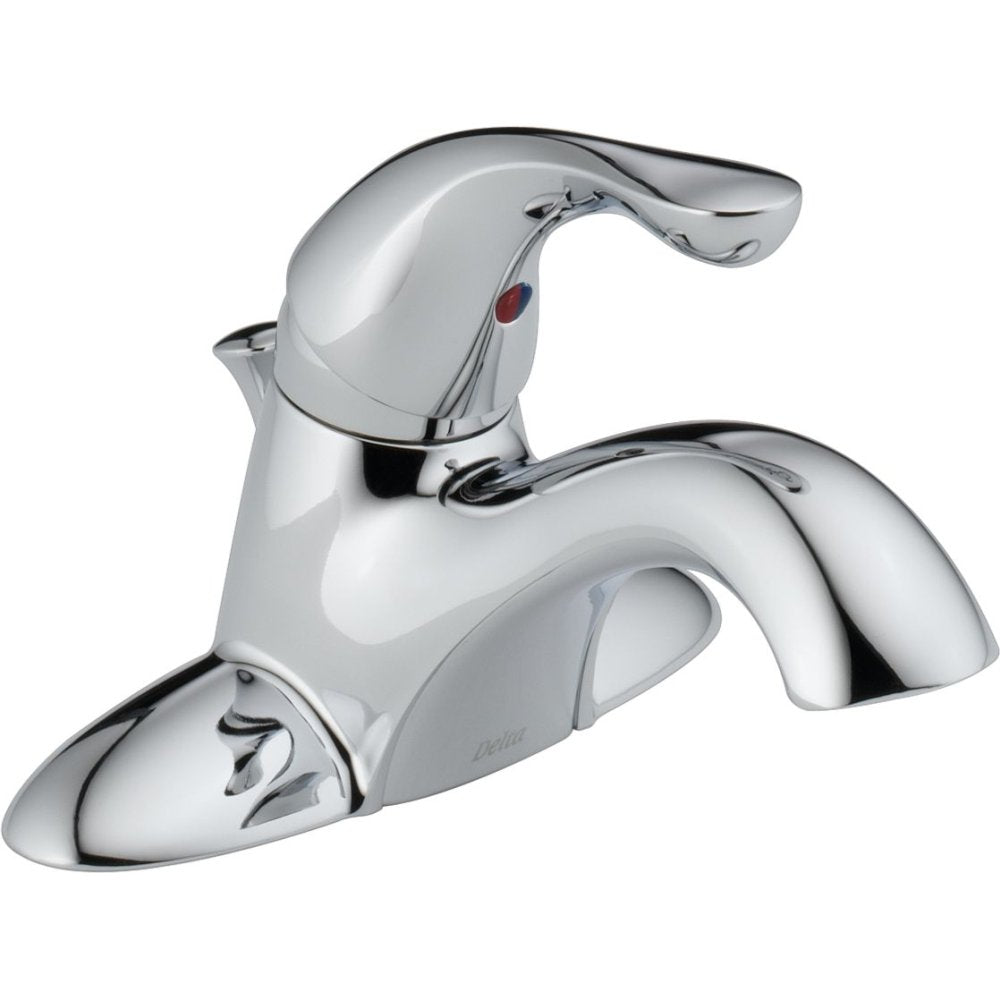 Delta Classic 520LF-WFMPU Single Handle Centerset Bathroom Faucet - Single Handle Lever With Pop Up: Chrome