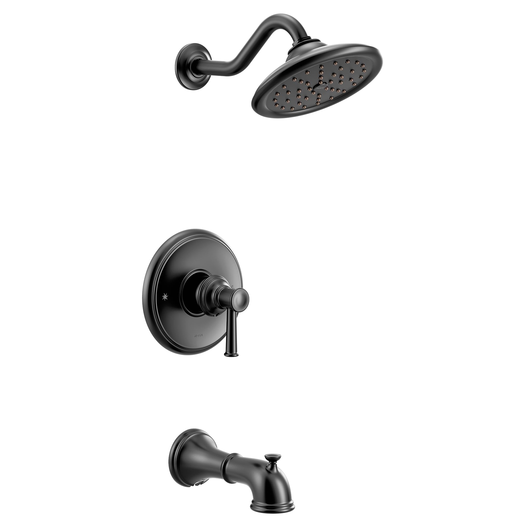 Moen Belfield M CORE 3 Series 1 Handle Eco Performance Tub and Shower Trim Kit in Matte Black - UT3313EPBL