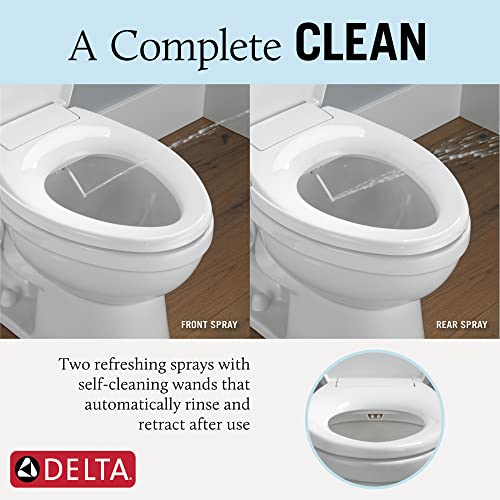 Delta 833004-WH Manual Elongated Bidet Seat in White Finish