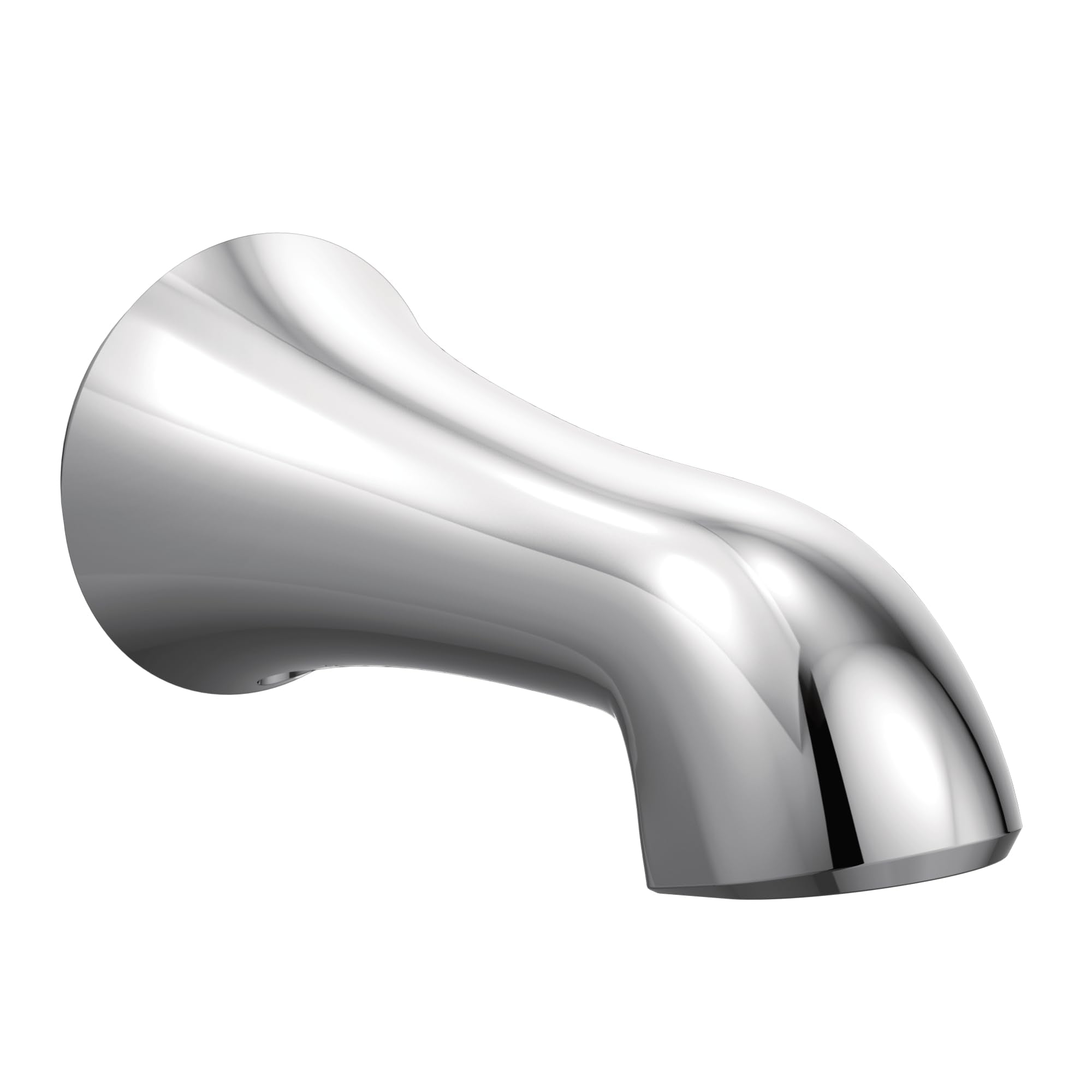 Moen Wynford Replacement Tub Non Diverter Spout 1/2 Inch Slip Fit Connection in Chrome - 195386